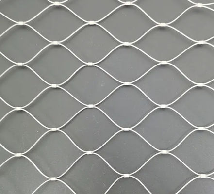 Arquitectónica Flexible 2' X 2' SS304 Red de Cuerdas para la Seguridad