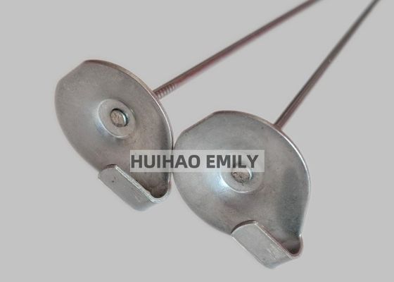14 Ga acero inoxidable 304 anclajes de lazo pines para chaquetas de aislamiento térmico
