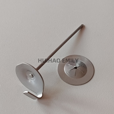 Anclas de fijación de acero inoxidable de 14 calibres con lavadora automática de 25 mm