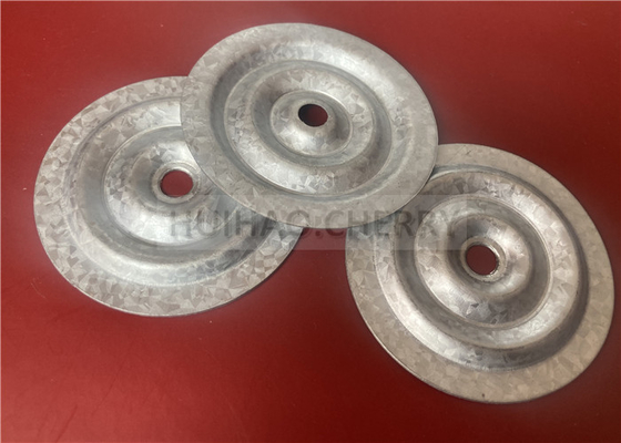 Placa de tensión de aislamiento de acero Galvalume 82x40mm para membranas de techo