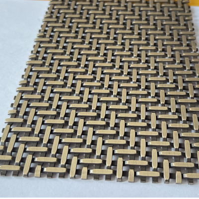 Tela de malla de alambre tejida decorativa SS304 para la puerta y la barandilla de los muebles de la cocina