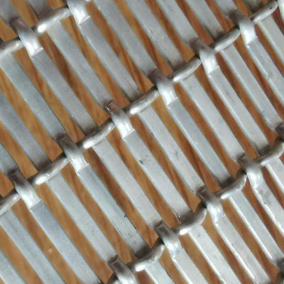 Paneles de malla de alambre de aluminio para decoración de arquitectura y techo