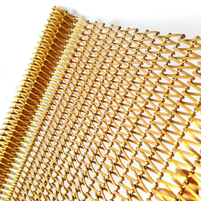 Cuadrícula de alambre espiral equilibrada para cortina de metal