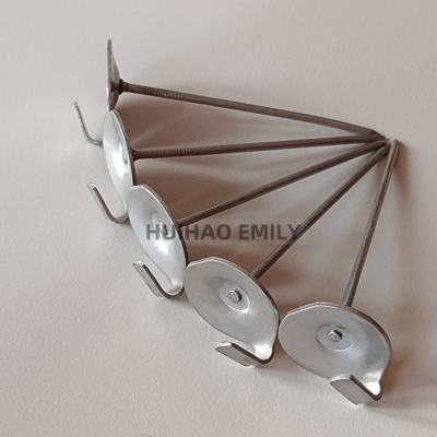 14 Ga acero inoxidable 304 anclajes de lazo pines aislantes para almohadillas de manta extraíbles