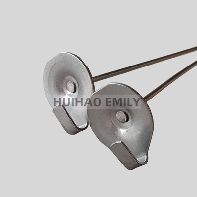 14 Ga acero inoxidable 304 anclajes de lazo pines aislantes para almohadillas de manta extraíbles