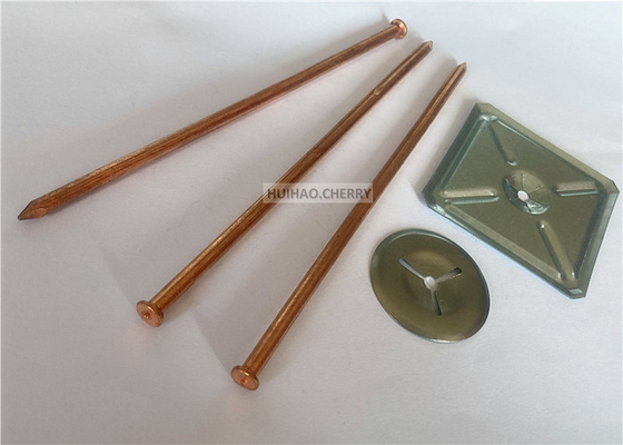 Clavijas de soldadura por descarga de condensador (CD) de 5x160mm utilizadas para fijar aislamiento a diversos metales