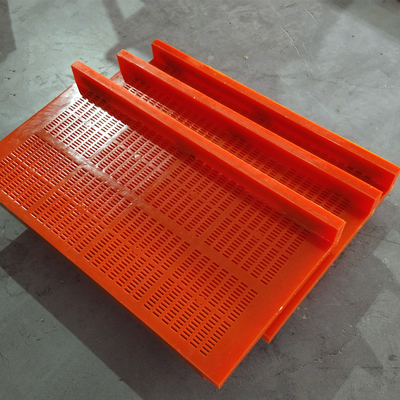 Polyurethane autolimpieza de deshidratación de la pantalla de malla de espesor 30-40mm