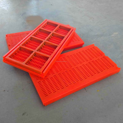 Polyurethane autolimpieza de deshidratación de la pantalla de malla de espesor 30-40mm