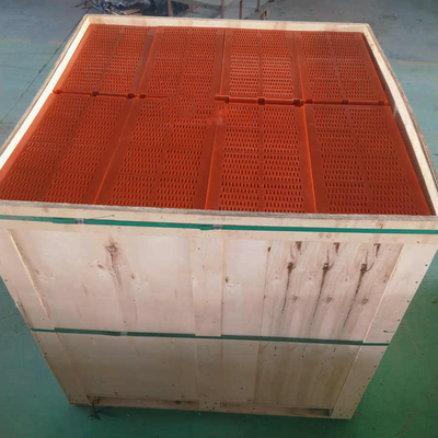 Polyurethane autolimpieza de deshidratación de la pantalla de malla de espesor 30-40mm