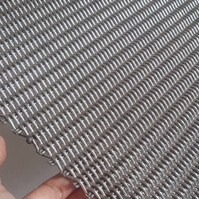Tejido metálico de malla decorativa para revestimiento de ascensores