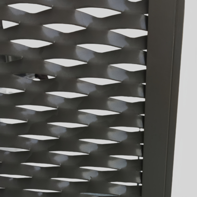 Gancho cubierto PVDF encima de la malla metálica ampliada marco para el panel de pared externo de Curtan