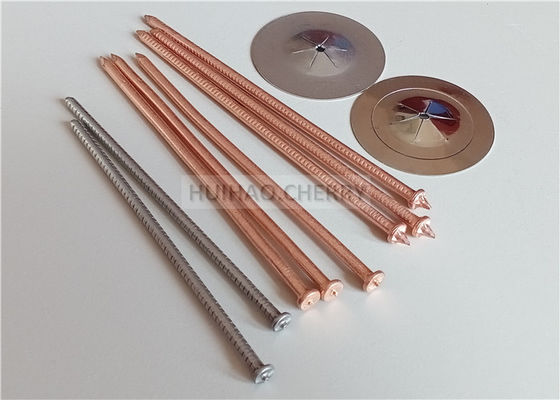 Acero suave revestido con cobre CD pines de soldadura de 3 mm x 85 mm para fijar materiales aislantes