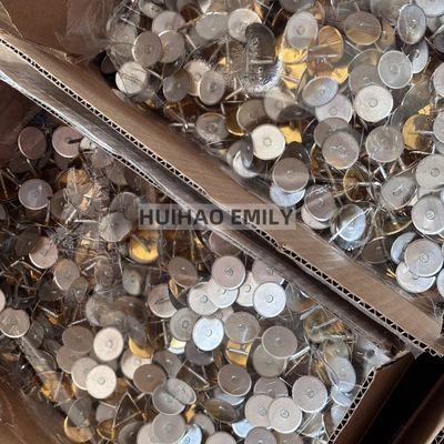 Clavijas de aislamiento de cabeza de copa de acero galvanizado soldadas a chapa metálica de conductos