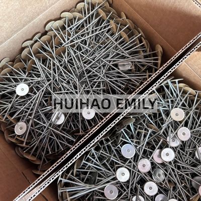 Clavijas de soldadura de aislamiento con cabeza de copa recubiertas de cobre de 2,7x50 mm con arandela de retención