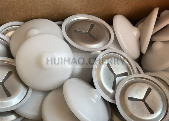 Clips de aislamiento acústico de acero inoxidable grado 304 con polipropileno blanco montados en pines de soldadura CD de 38 mm