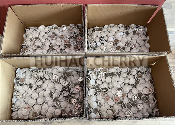 Clips de aislamiento acústico de acero inoxidable grado 304 con polipropileno blanco montados en pines de soldadura CD de 38 mm