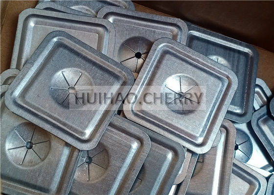 Clips de velocidad de arandela autoblocante cuadrada de 38 mm para aislamiento, material de acero galvanizado