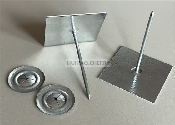 Diámetro auto-adhesivo de los pernos 12Ga del aislamiento de la cinta doble de la cara con las lanas de cristal del arreglo del clip