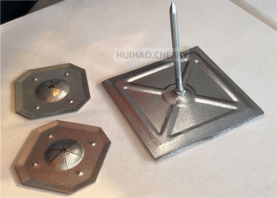 12 Gauge Insulation Stick Pins And Washers Galvanized Steel Rockwool Insulation Pins