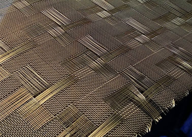 Tejido de metal tejido personalizado para vidrio laminado templado