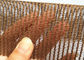 El uso decorativo de bronce de la malla de alambre del diámetro 0.48mm*3 del cable para el vidrio laminó la malla