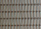 Color arquitectónico del café del diámetro de la trama de las telas de malla del acero inoxidable 2m m