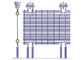 Servicios de diseño de sistemas de la instalación de la fachada de la malla de alambre de Aechitectural de la decoración
