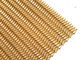 Malla de alambre de la armadura del espiral del tránsito del oro de Rose para el divisor de la pañería de la tienda W1.2m x L 3M