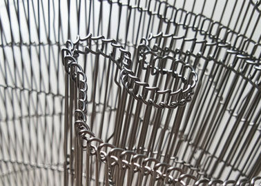 Cortina de malla metálica flexible decorativa para el fondo