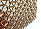 Malla de alambre decorativa 1500m m W los 3700MM L el panel del acero inoxidable del oro de PVD Rose