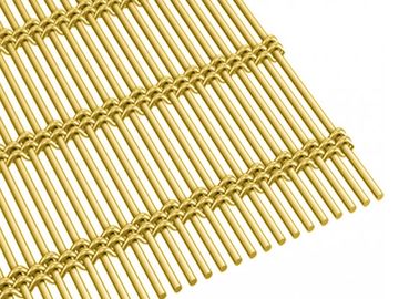 Divisor de malla metálica decorativa de acero con flúor