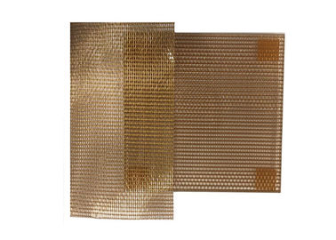 Vidrio laminado arquitectónico de malla metálica para espacios comerciales