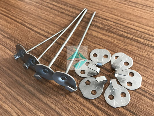 Anclaje de aislamiento de acero inoxidable para asegurar mantas removibles