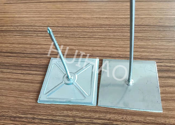 Pinos de aislamiento de base perforada de acero para aislamiento fijo de superficie áspera de 12 Ga Dia 63,5 mm