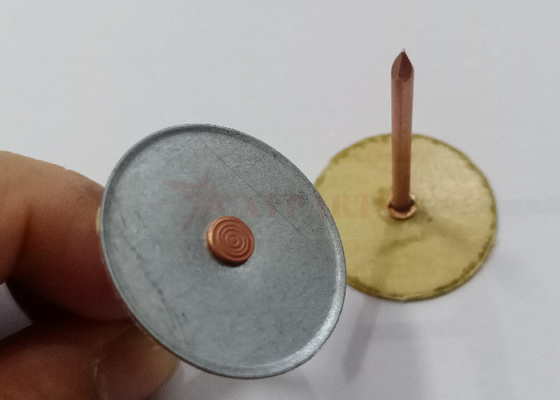 Cabeza de taza CD pines de soldadura con base aislada para aislamiento del revestimiento de conductos