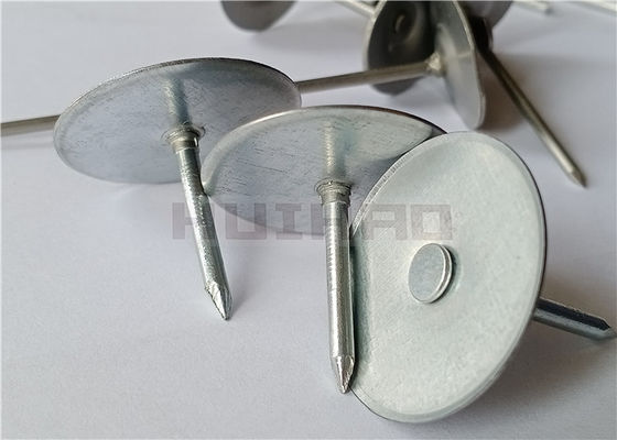 soldador principal Pins Galvanized Steel del perno prisionero del CD de la taza de 2.7m m para asegurar el aislamiento en superficie de metal