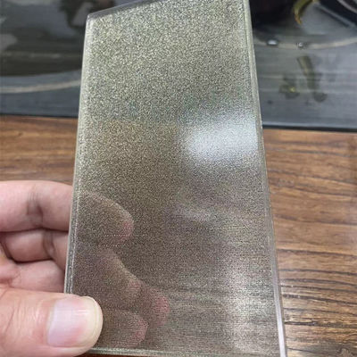 Vidrio laminado de PVB de la película de la tela anti de encargo de la seguridad contra incendios con la malla de alambre de cobre