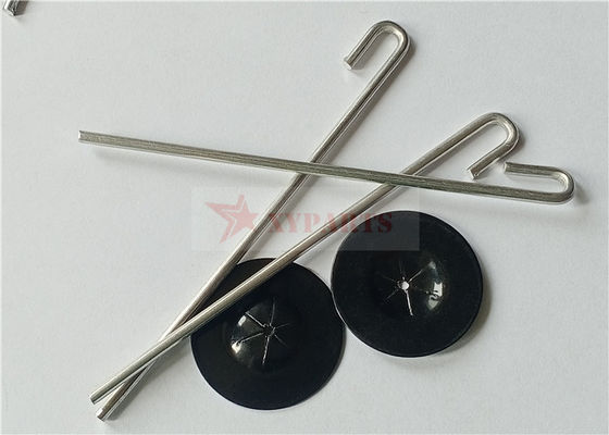 2.5mm Aluminio J gancho sujetadores para conectar redes de protección de animales a los paneles solares