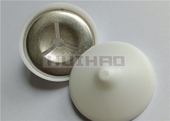 Lavadoras de cúpula de acero inoxidable de autobloqueo de 40 mm con tapas de plástico