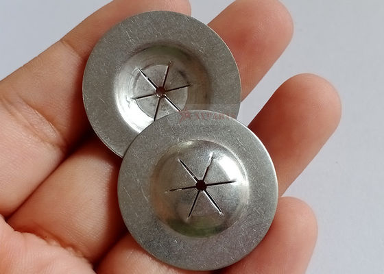 Lavadoras de 25 mm redondas y planas de autobloqueo utilizadas junto con anclajes de fijación de acero inoxidable