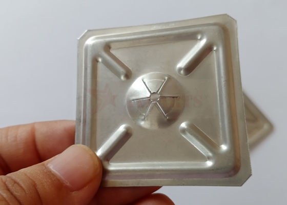 Acero inoxidable aislante de 50 mm Lavadoras de bloqueo automático Cuadrada con biselado