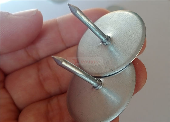 2.7mm Galvanizado de acero de la cabeza de la taza de los alfileres de aislamiento aplicados con un condensador de descarga de soldador