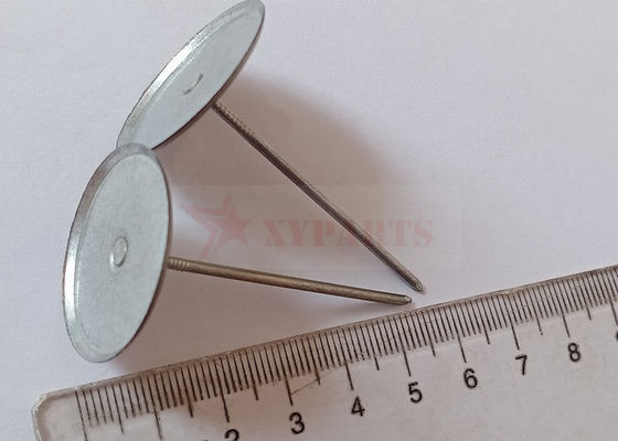 M1.8x50 Pinos de aislamiento de conductos de aire de acero galvanizado que sujetan el aislamiento a la superficie de acero