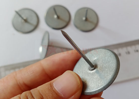Acero galvanizado M1.8x30mm Pinos de revestimiento de conductos para el aislamiento de conductos Hvac