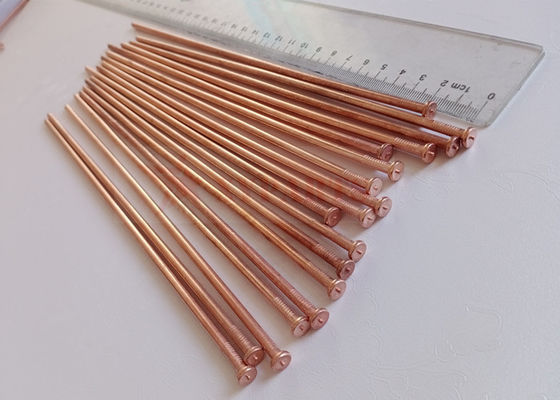 4x245mm Pernos de Aislamiento de Soldadura CD con Revestimiento de Cobre Acero Dulce para Soldadura de Mamparos de Barcos