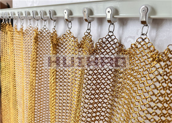 Acero inoxidable 1.2x10mm malla de anillo de metal para decoración exterior