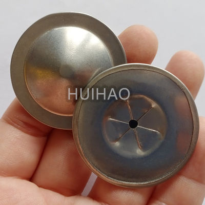 Lavadora de tapa de cúpula de aislamiento metálico de 38 mm para sujetadores de aislamiento