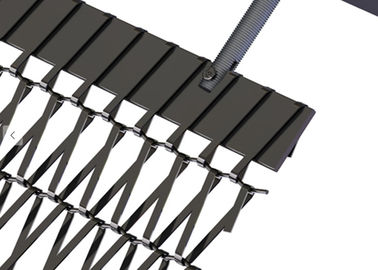 Sistemas arquitectónicos cabidos tejidos, metal perforado, ampliado de la fijación de la pantalla del metal
