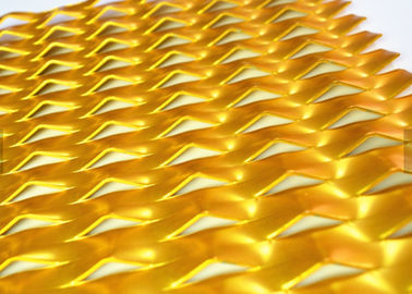 Malla metálica ampliada aluminio triangular del agujero de PVDF Galden para la absorción sana