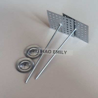 Pinos autoadhesivos de lana de roca con pines de aluminio de 12 Ga